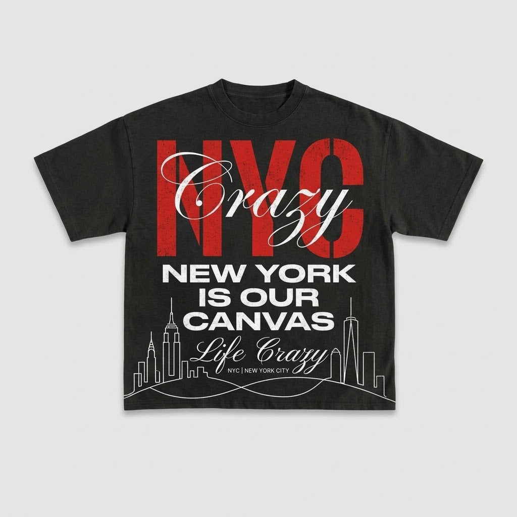 NYC Canvas Negra